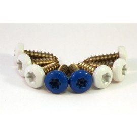 8 x Number Plate Screws Set 4.8 x 16 Stainless Steel Car Motorcycle Number Plate Holder