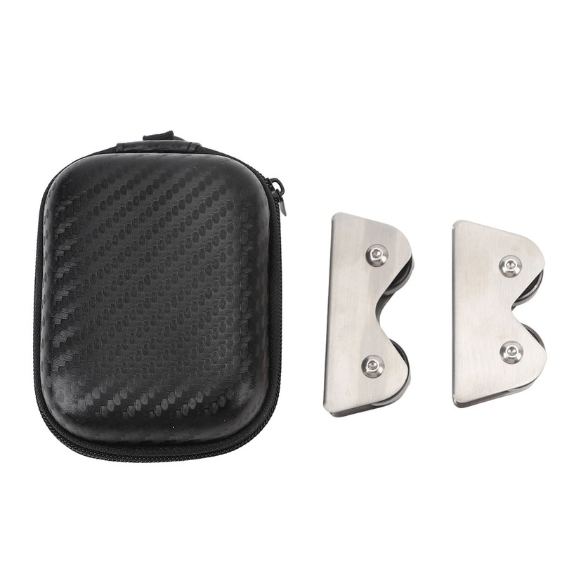 2Pcs Pool Billiard Cue Roller Stainless Steel Billiard Cue Straightness