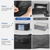 Clothes Storage Bags, Foldable Thick Fabric Blanket Storage Boxs, Large