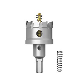 2022 Upgrade Heavy Duty Carbide Hole Saw,Metal Steel Hole Saw Drill Bit,TCT Hole Cutter-Alloy Hardness Upgrade, Life Upgrade,Use for Stainless Steel, mild Steel, Iron, Copper,etc (41mm|1-5/8")