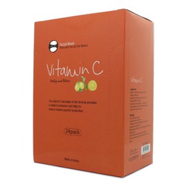 Celavi Essence Facial Mask Paper Sheet Korea Skin Care Moisturizing 24 Pack (Vitamin C)