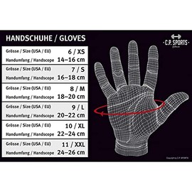 C.P. Sports Comfort Iron Glove Training Fitness Gloves for Men and Women, black