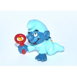 SCHLEICH 20203 - The Smurfs, Baby Smurf Blue