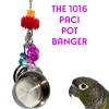 Mandarin Bird Toys 1016 Paci Pot Banger - Handcrafted Shiny