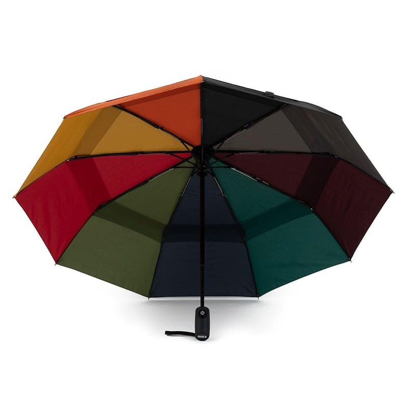 Roka London Waterloo Sustainable Umbrella Rainbow