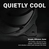 XPG VENTO120-BKCWW Ventilador para PC con Bajo Nivel de Ruido,