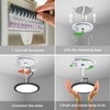 zemty 7 Inch LED Ceiling Light with Night Light 1800K,