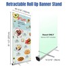 Instahibit Retractable Roll Up Banner Stand 40"x79" Aluminum Trade Show