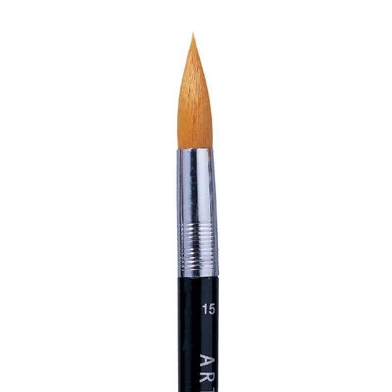 Akashiya GASR #15S Art Sable Short No. 15 Round Brush