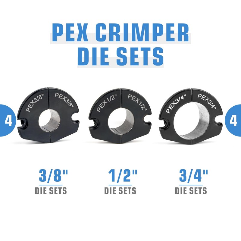 iCrimp KIT-FACL PEX Crimping Tool Kit for Crimping & Removal