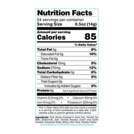 Pork King Good - Pork Rind Breadcrumbs - 2 Pack! Keto Friendly, Paleo, Gluten-Free, Sugar Free, Zero Carb Panko Substitute (Two 12 Oz Jars) (Ranch, 2 Pack)