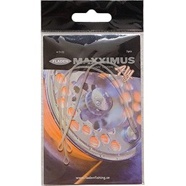 FLADEN Braided Fly Leader Loop Line (Pack of 3) - Transparent