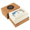 Christian Thank You Cards, Floral Cross Design with Envelopes (4