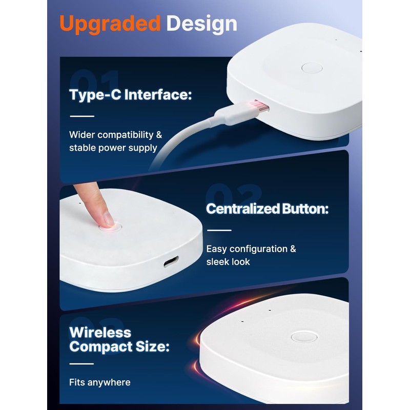 MOES Upgraded Multi-Mode Smart Gateway, ZigBee 3.0 & BLE Mesh