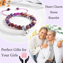 EYQV Niece Gifts, Beaded Bracelet Niece Gifts from Auntie Uncle, Best Niece Christmas Gifts Graduation Birthday Gifts, Stocking Fillers for Teenage Girls Women