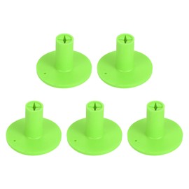 PATIKIL Rubber Golf Tees, 5 Pack Golf Rubber Tee Indoor Outdoor Practice Ball Holder for Driving Range Turf Mats, Green