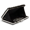 Caspar TA528 Extraordinary Elegant Ladies Box Clutch Bag with Floral