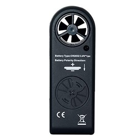 tooloflife Digital Wind Meter, Portable Wind Speed Meter Meter for Wind Speed 0-30m/s Wind Temperature with Backlight