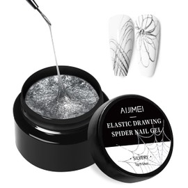 Silver Spider Nail Gel Polish Artistic Designs Spider Gel for Nails, Paint Wire Long Lasting Spider , Drawing Gel Polish for Line Outstanding effect Nail Art Enthusiasts & Professionals -0.18oz