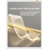 Ausale Acrylic Hanging Light for Bedroom Bedside, Modern Simple Led