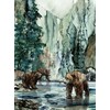 Northcott Northern Peaks 32.5" Bear Scenic Panel Pine/Multi