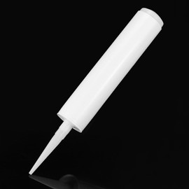 QWORK Empty Caulking Sealant Tubes - 11 Oz Capacity Each, 10 Pack Reusable Plastic, for Standard Caulking Guns