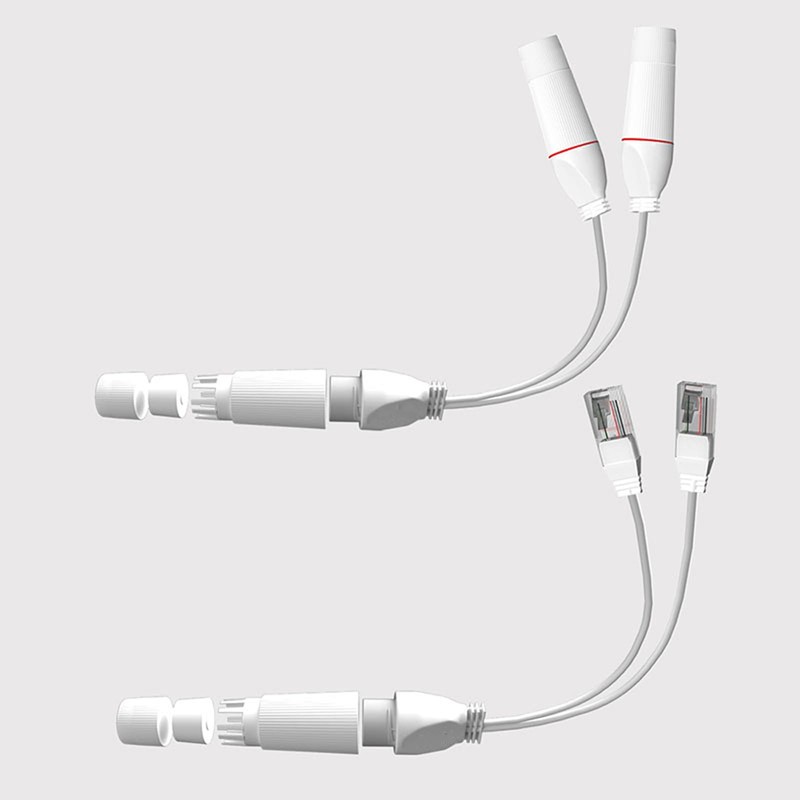 Lunpog PoE Combiner & Splitter, Power Supply for 2 IP
