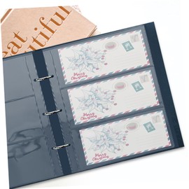 FUNOMOCYA 1bag Currency Holder Pages Banknote Protectors for Bill Collectors Compact Storage for Banknote Display and Organization