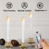 6 Pack Flameless LED Taper Candles with Remote & Timer