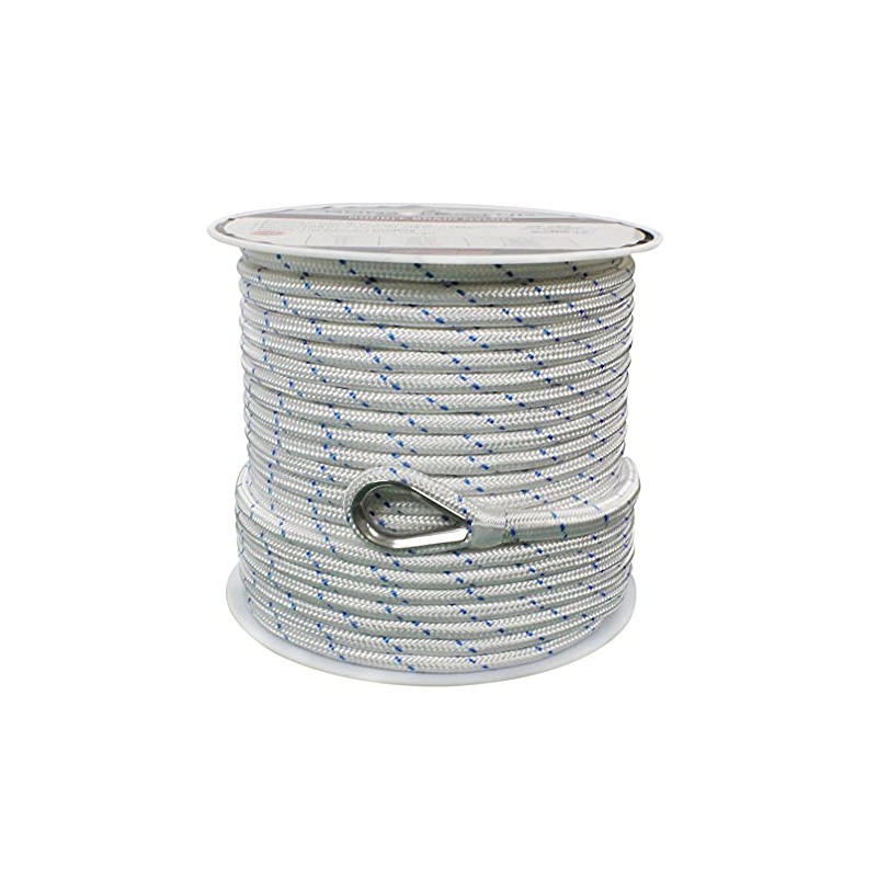 Extreme Max 3006.2514 BoatTector Double Braid Nylon Anchor Line with