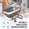 TOURIT Double Decker Insulated Casserole Carrier for Hot or Cold