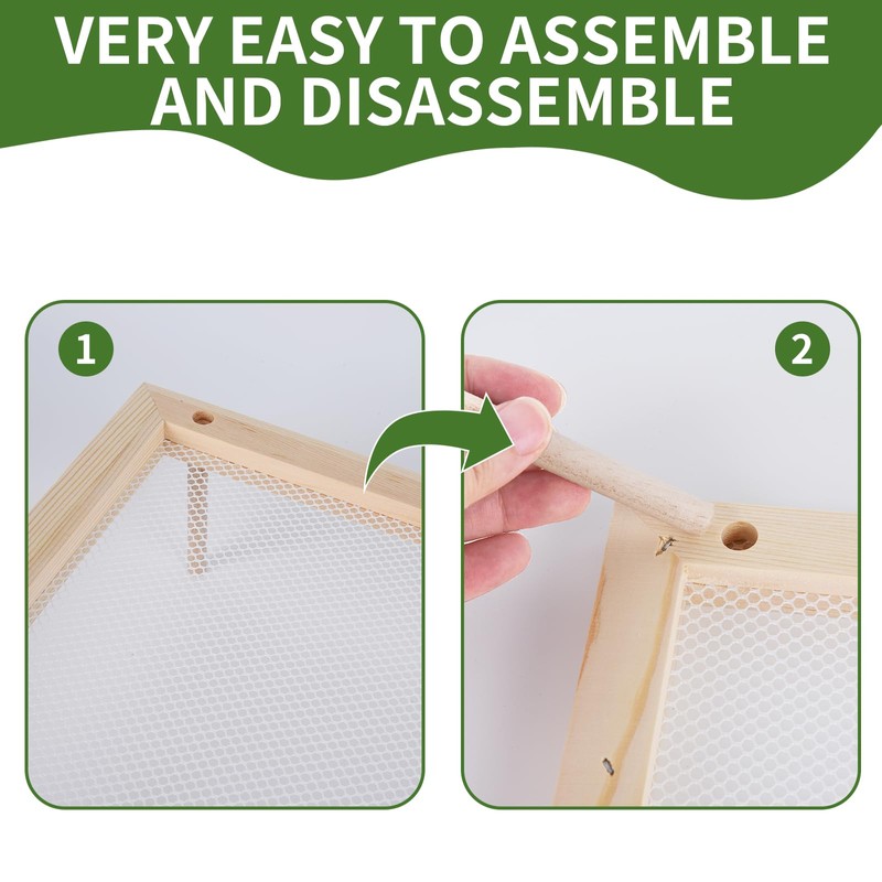 YiePhiot Herb Drying Rack, Wooden Herb Drying Rack, Wood Pasta