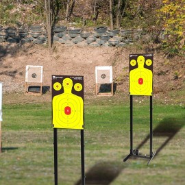 Atflbox Silhouette Paper Target for The Range, 17X25 Inch High Visibility Target Paper
