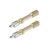 Hihaha 2pcs 50mm/1.97" Auto Tire Valve Stem Air Inflation Extension
