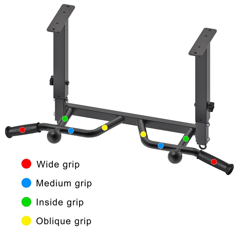 SELEWARE Heavy Duty Welded Pull Up Bar, Versatile Doorway Wall
