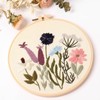 IUHUI Embroidery Kit for Beginners Adults - Thriving Flowers and
