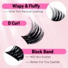 GGOKOK Lash Clusters Wispy DIY Lash Extension 8-16mm Eyelash Clusters