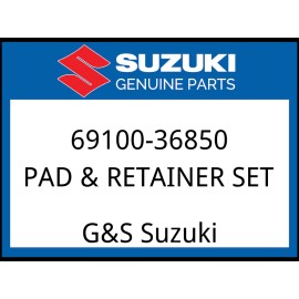 Suzuki OEM Part 69100-36850 PAD/RETAINER SET