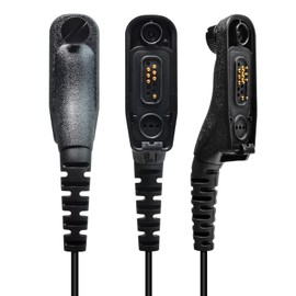 HYS Surveillance Kit Headset for Motorola APX4000 XPR 7550e, 1 Wire Earpiece with Acoustic Tube Police Earpiece for Motorola APX 6000 APX 7000 APX 8000 Two Way Radios