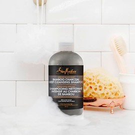 SheaMoisture African Black Soap Bamboo Charcoal Deep Cleansing Shampoo