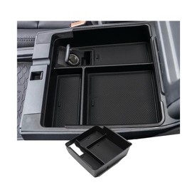 faccaibbg for Nissan Frontier Pickup Center Console Organizer 2025-2024-2023-2022 Frontier Truck Armrest Storage Box Center Console Divider Storage Box Armrest Insert Tray with Anti-Slip Pad