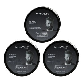 3pcs Balsamo Para Crecer La Barba Al 20%