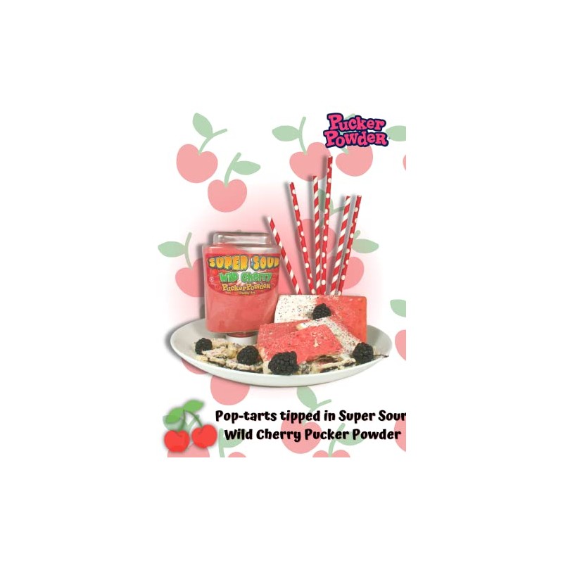 Pucker Powder Super Sour Wild Cherry,Party Favors - Weddings -