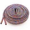 Glitter Shoe Laces (2 Pairs 45") Sparkly Shiny Flat Shoelace
