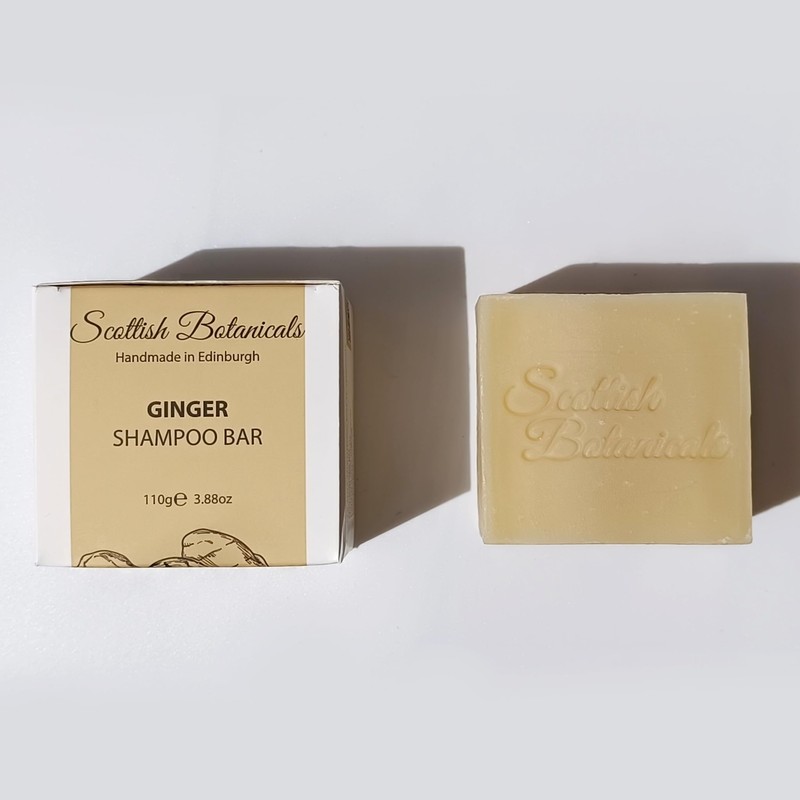 Ginger shampoo bar - Stimulates and Refreshes, Deep Cleansing, Vegan,