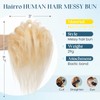 Hairro Messy Bun Hair Piece Human Hair For Women Wrap