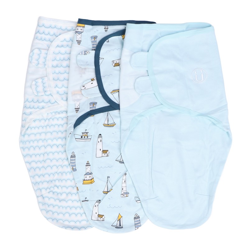 3pcs Baby Swaddle Sleep Sacks Cotton Swaddle Blanket for 0