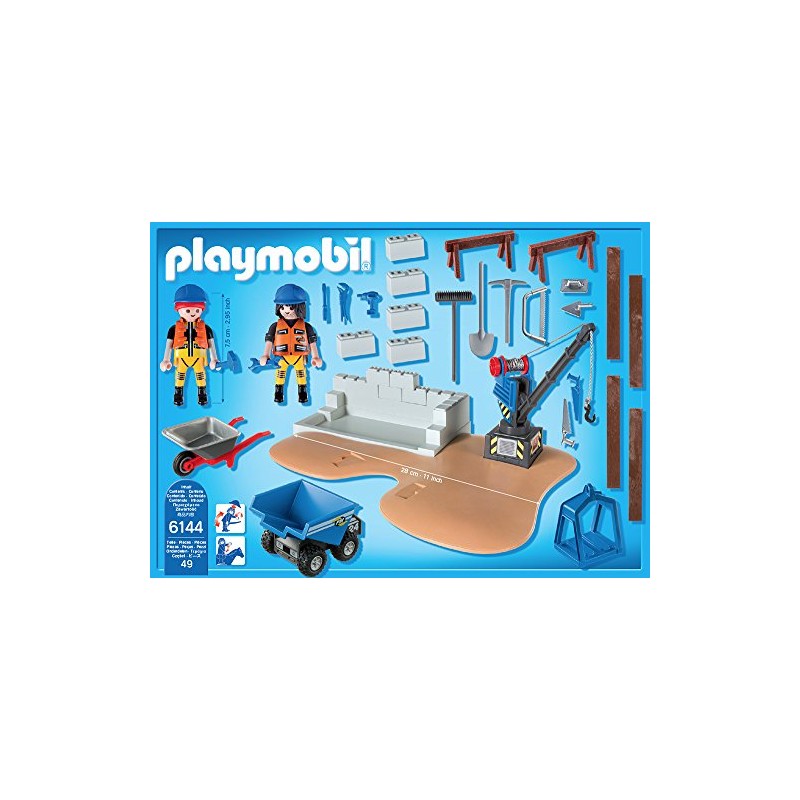 PLAYMOBIL 6144 Super Set Construction Site