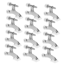 GANAZONO 15pcs Heavy-Duty Door Stopper Hinge Mount Zinc Alloy Door Stops for Replacement