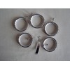 jones 28MM METAL CURTAIN POLE RINGS - chrome, matt chrome,